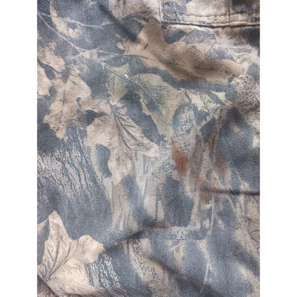 JERZEES Outdoors Camo Overalls Size 40 Mossy Oak Hunting Bibs Workwear Vtg - Picture 9 of 10